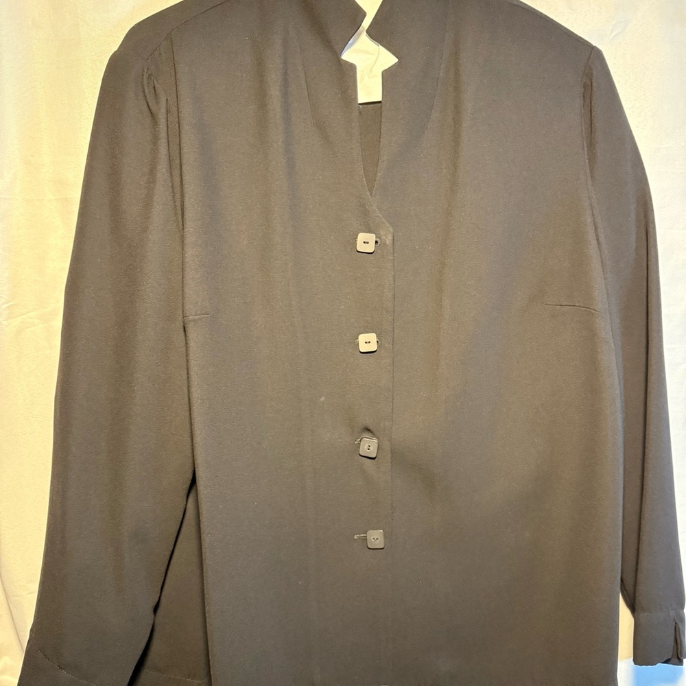 Liz Claiborne Women’s Black Contemporary Jacket - pant available size 3X